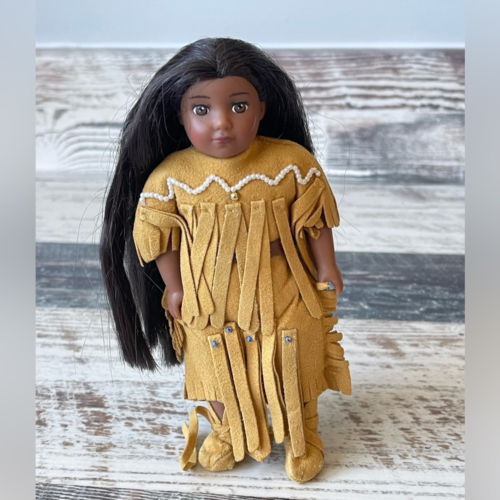 American Girl Doll KAYA Classic MINI 6” Soft Body Doll  2011 NO Hair Accessories